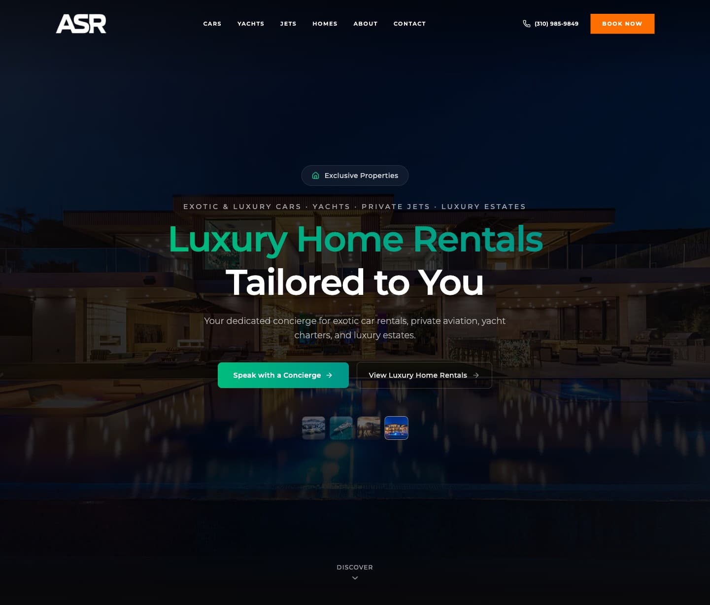 ASR Luxury website