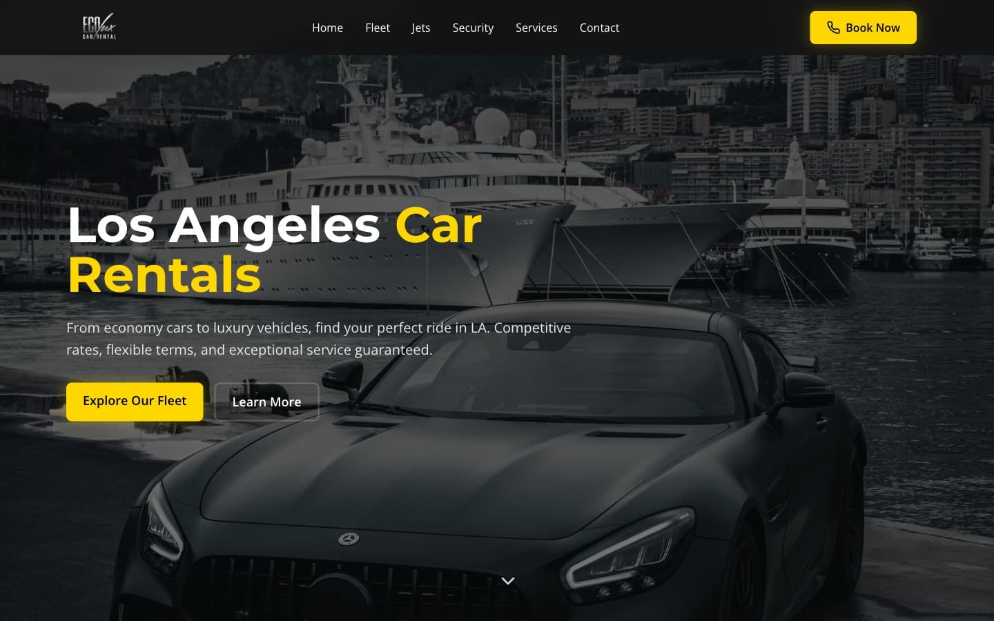 EcoLux Car website