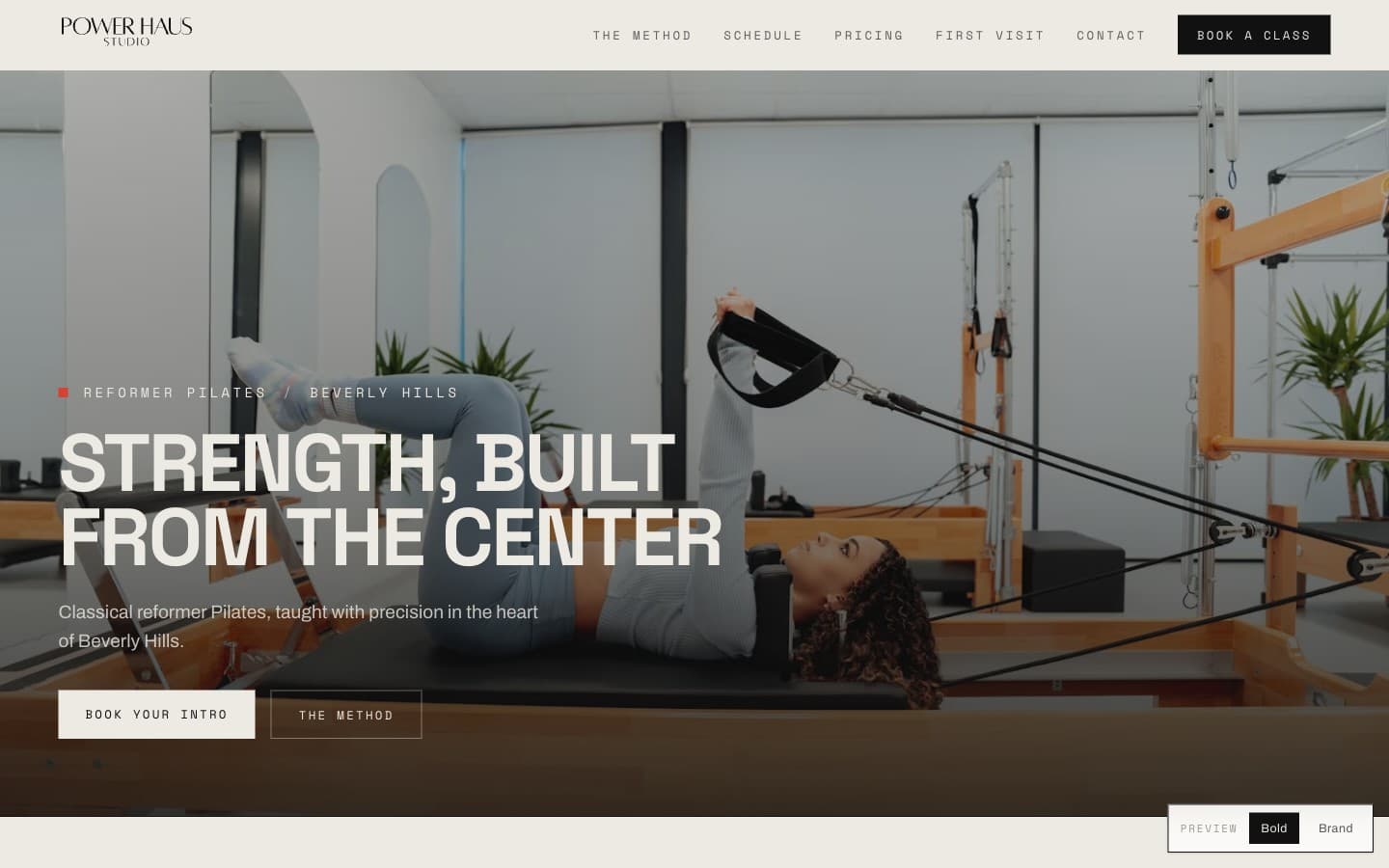 Power Haus website